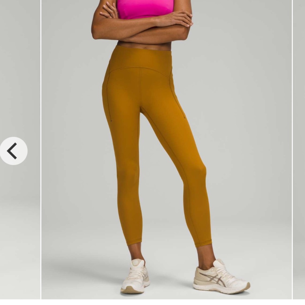 Lululemon Power Thru High-Rise
Tight 25"
Gold Spice Leggings